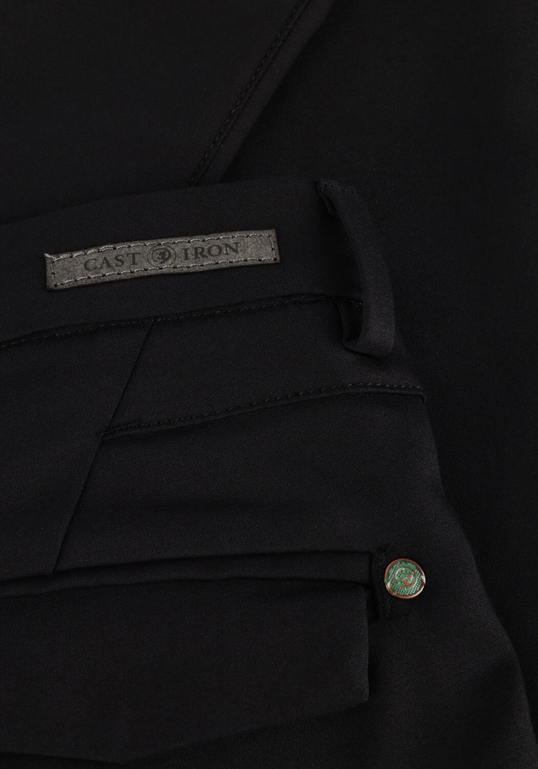 Zwarte CAST IRON Chino RISER CHINO STRETCH - large