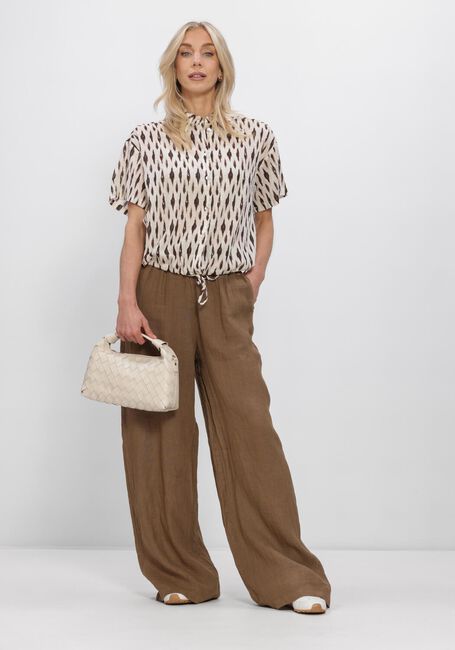 NUKUS Pantalon large KELLY PANTS en taupe - large