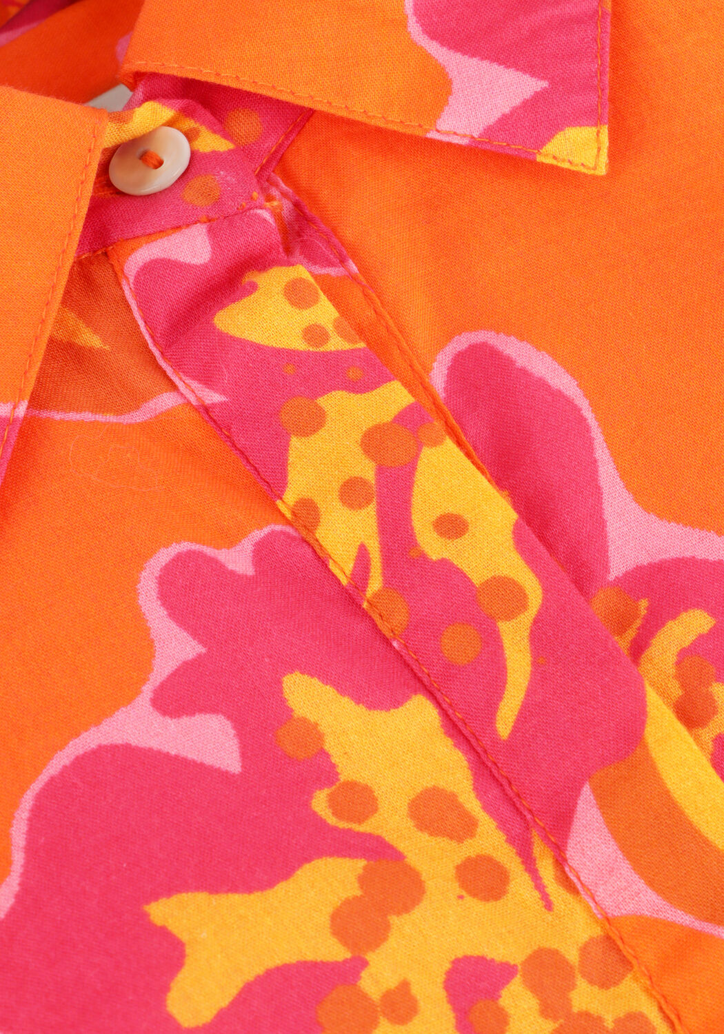 Oranje NOTRE-V Mini jurk NV-FLEURETTE - large