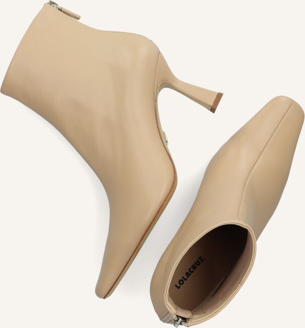 Beige LOLA CRUZ Enkellaarsjes 002T14 Beige LOLA CRUZ Enkellaarsjes 002T14 - large