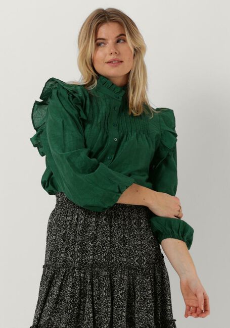 Mint CIRCLE OF TRUST  BAILEY BLOUSE - large