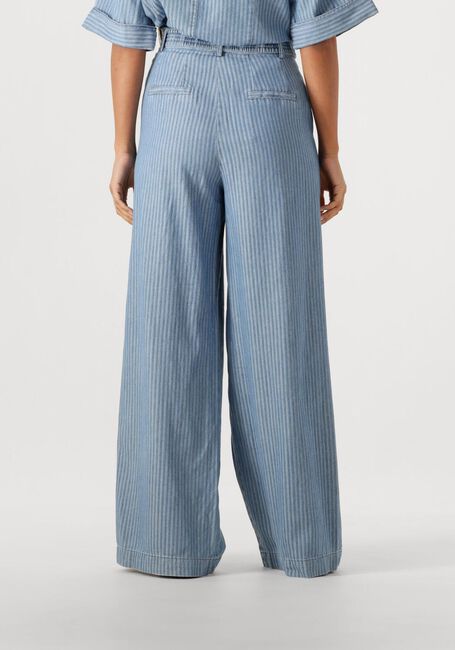 AAIKO Pantalon large LOTTY STRIPE CO 568 Bleu clair - large
