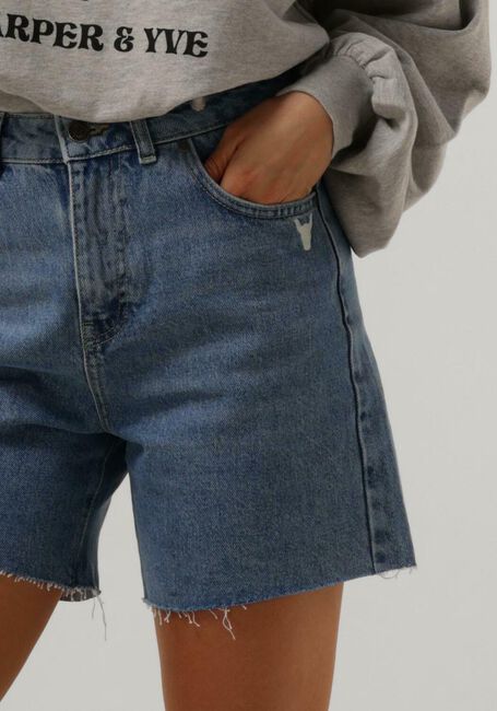 Blauwe ALIX THE LABEL Jeans LADIES WOVEN SHORT - large