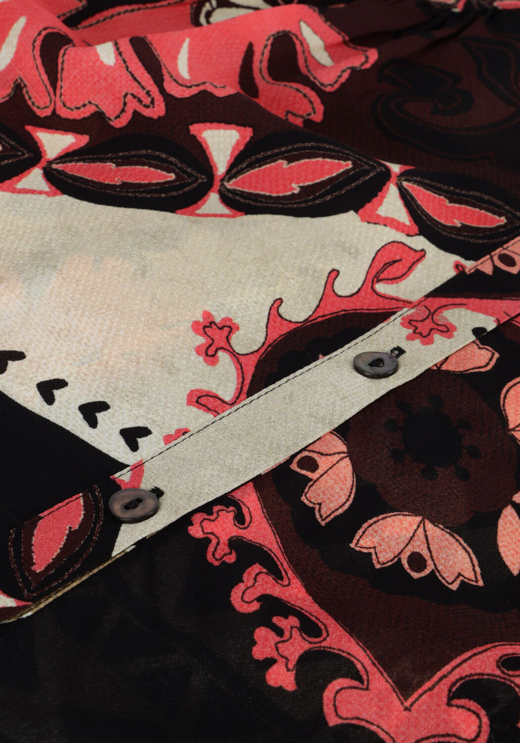 SUMMUM TOP SCARF PRINT Blouses en noir - large