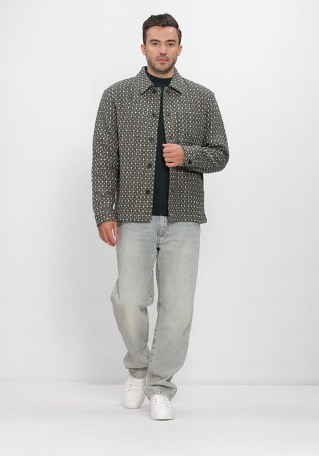 Donkergroene DSTREZZED Trui DS_ARCHER MOCKNECK - large