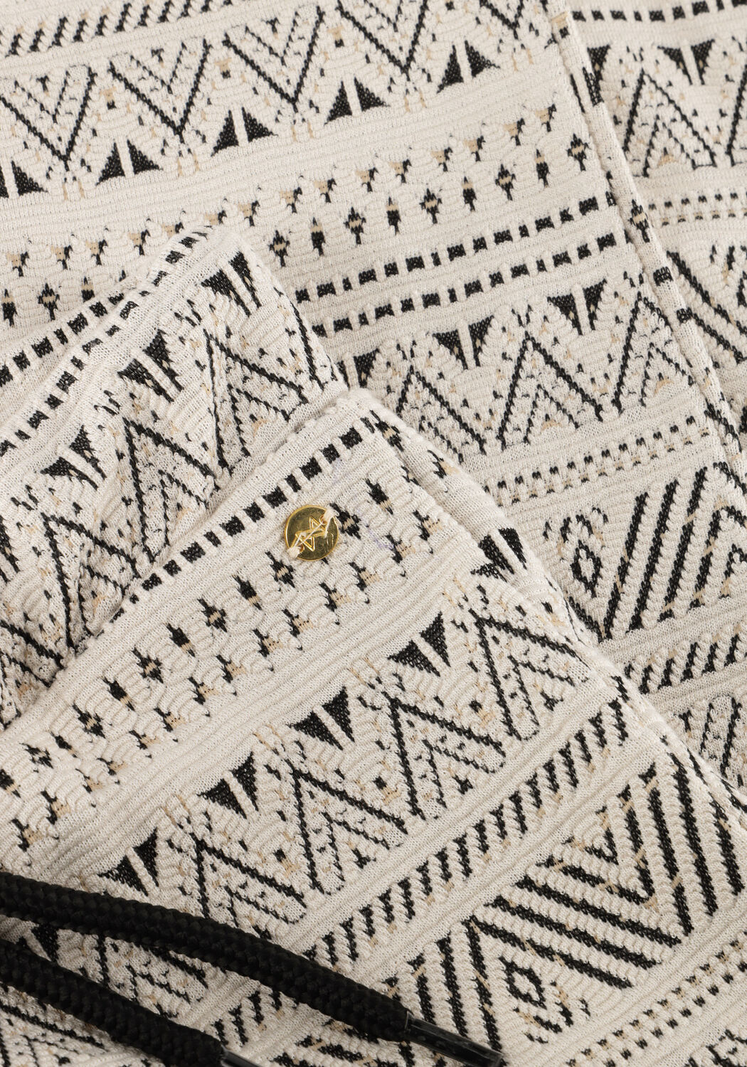 Ecru KOKO NOKO Wijde broek O56940 - large