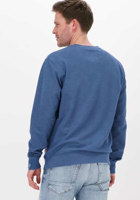 SCOTCH & SODA Chandail GARMENT-DYED INTERLOCK FELPA SWEATSHIRT en bleu - large