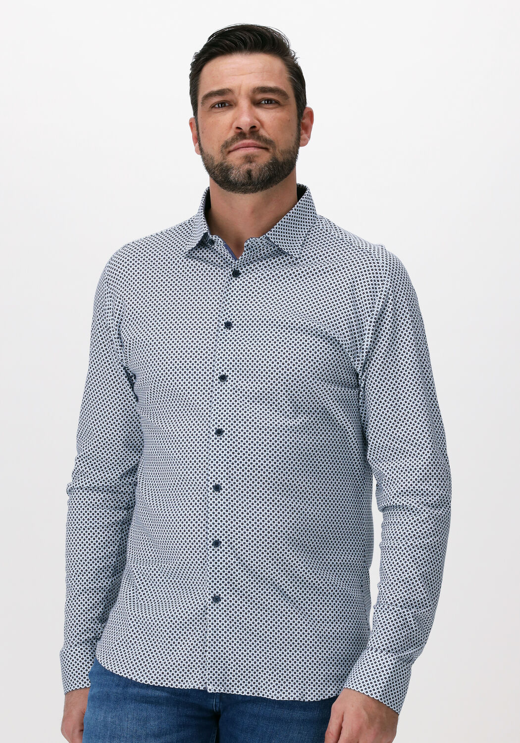 DESOTO Chemise classique KENT 1 1 en bleu Omoda