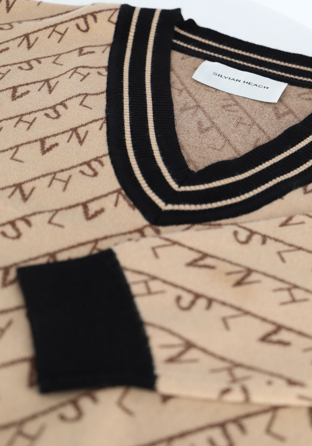 SILVIAN HEACH Pull SWEATER DILANDE en beige - large