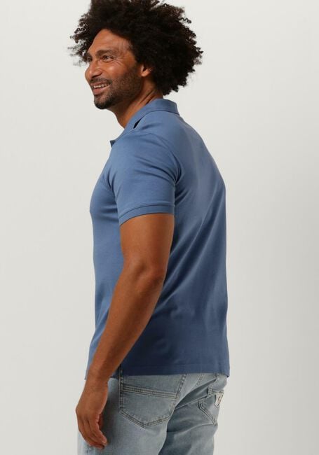 CALVIN KLEIN Polo SMOOTH COTTON SLIM POLO en bleu - large