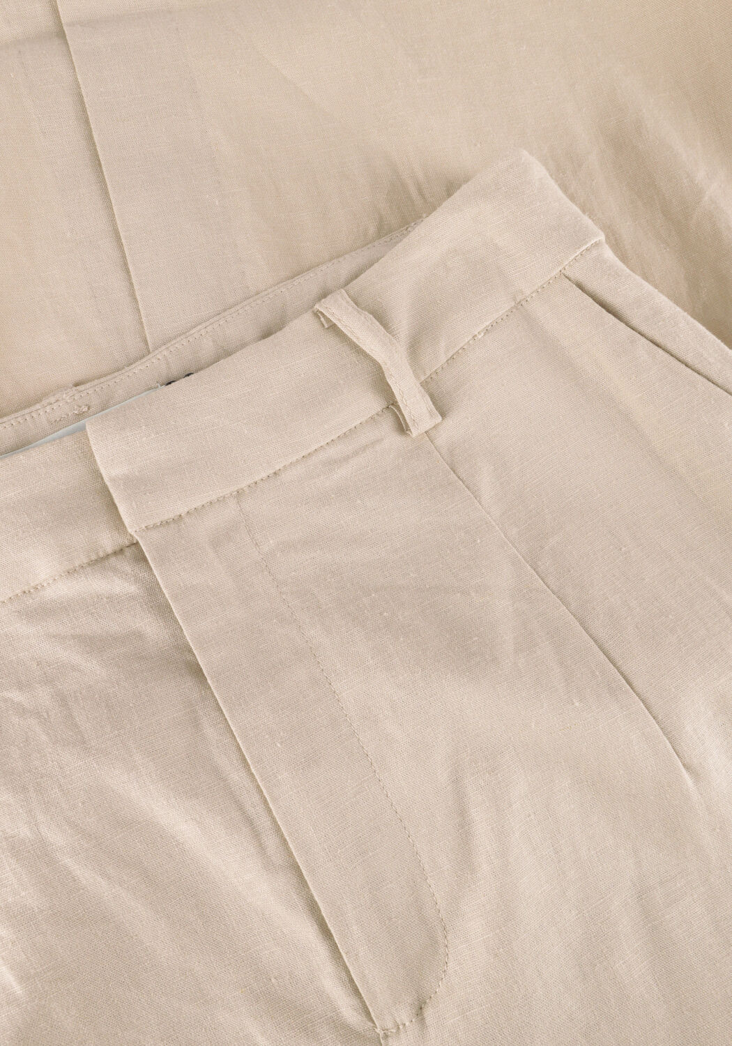 Beige GESTUZ Maxirok LIZAGZ LINEN HW SKIRT - large