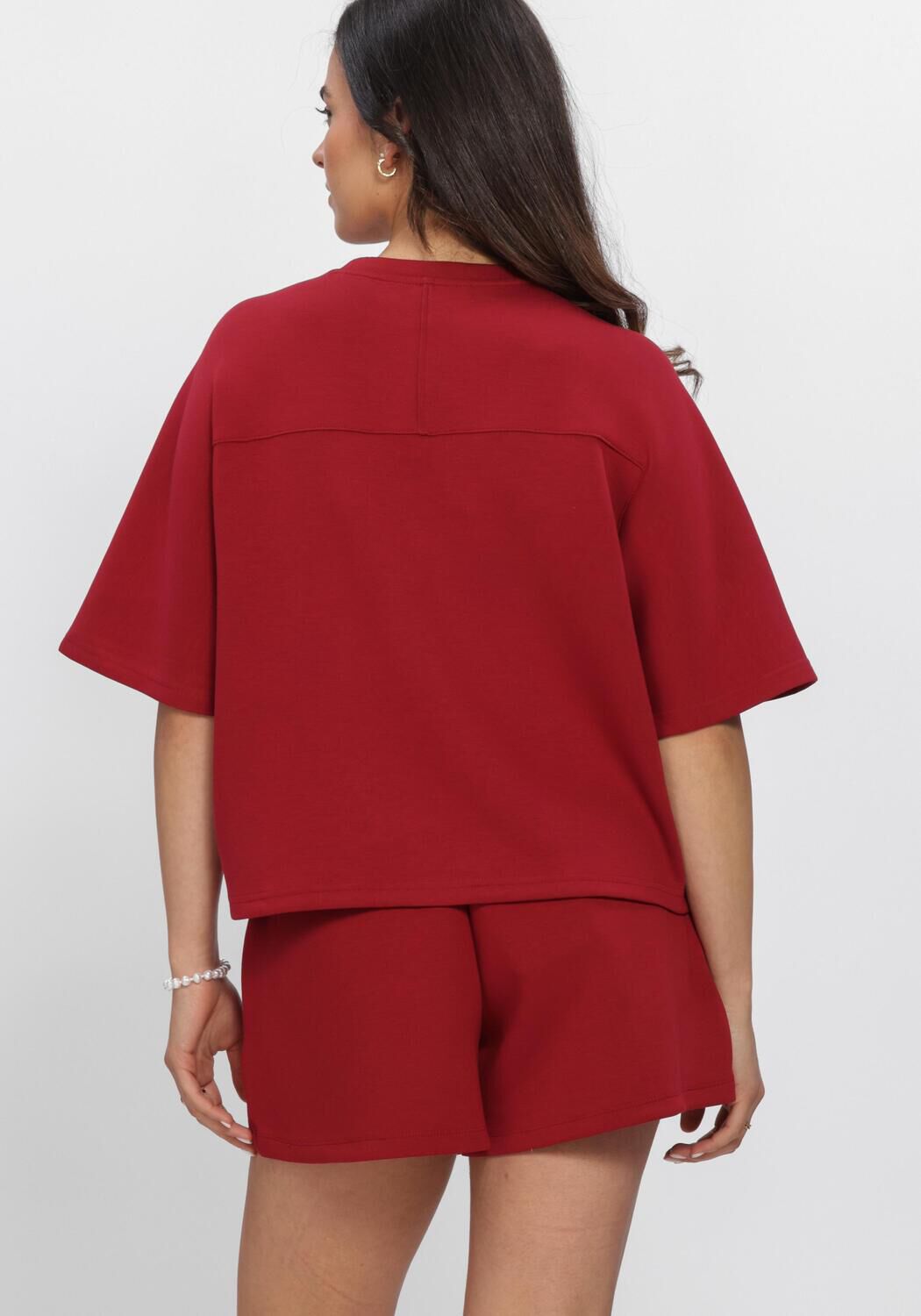 Rode MSCH COPENHAGEN Top MSCHMAELEE IMA Q 2 4 SWEATSHIRT - large