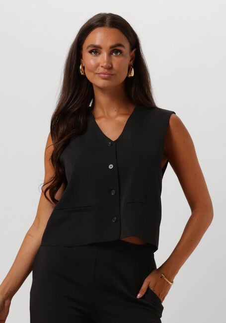Zwarte MSCH COPENHAGEN Gilet MSCHNICHELLE WAISTCOAT - large