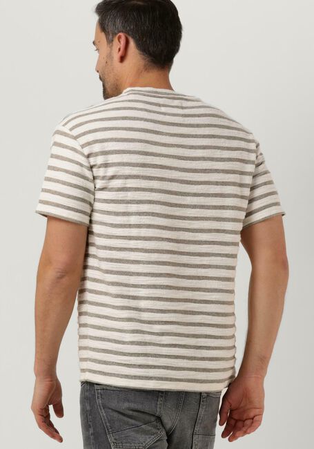 ANERKJENDT T-shirt AKKIKKI S/S STRUCTURE STRIPE Olive - large