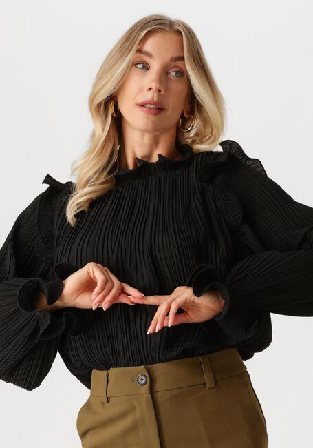Y.A.S. Haut YASPHILINA LS HIGH NECK TOP en noir - large