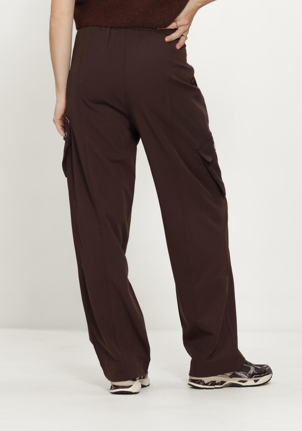 Bruine STUDIO AMAYA Cargobroeken ZORELLE PANTS - large