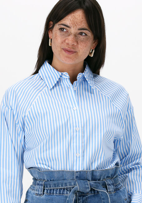 Blauwe LEVETE ROOM  RIONA 2 SHIRT - large