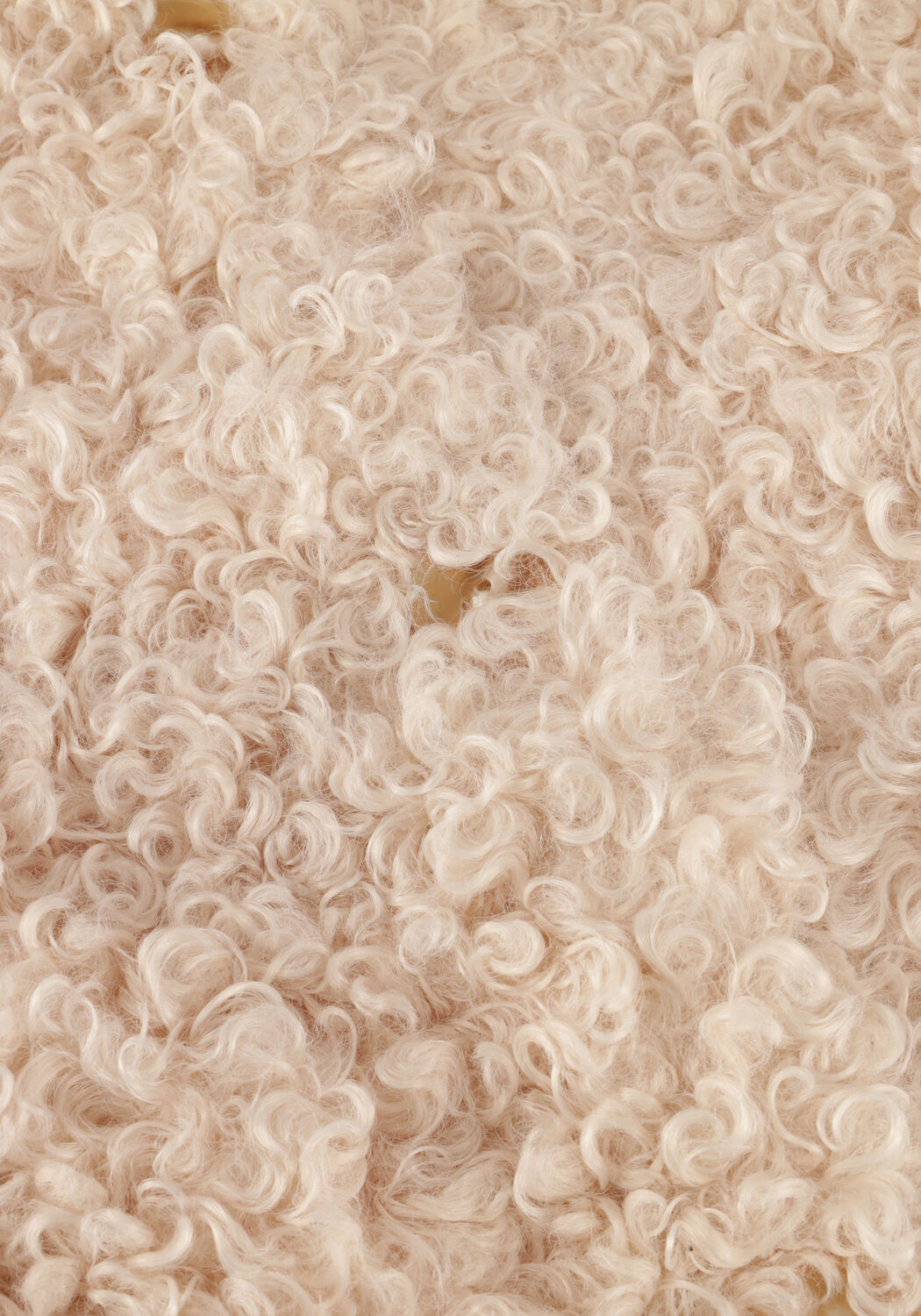 SUMMUM Gilet JACKET FAUX FUR en blanc - large