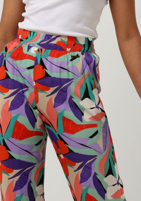 COLOURFUL REBEL Pantalon large MELODY BIG FLOWER STRAIGHT PANTS en multicolore - large