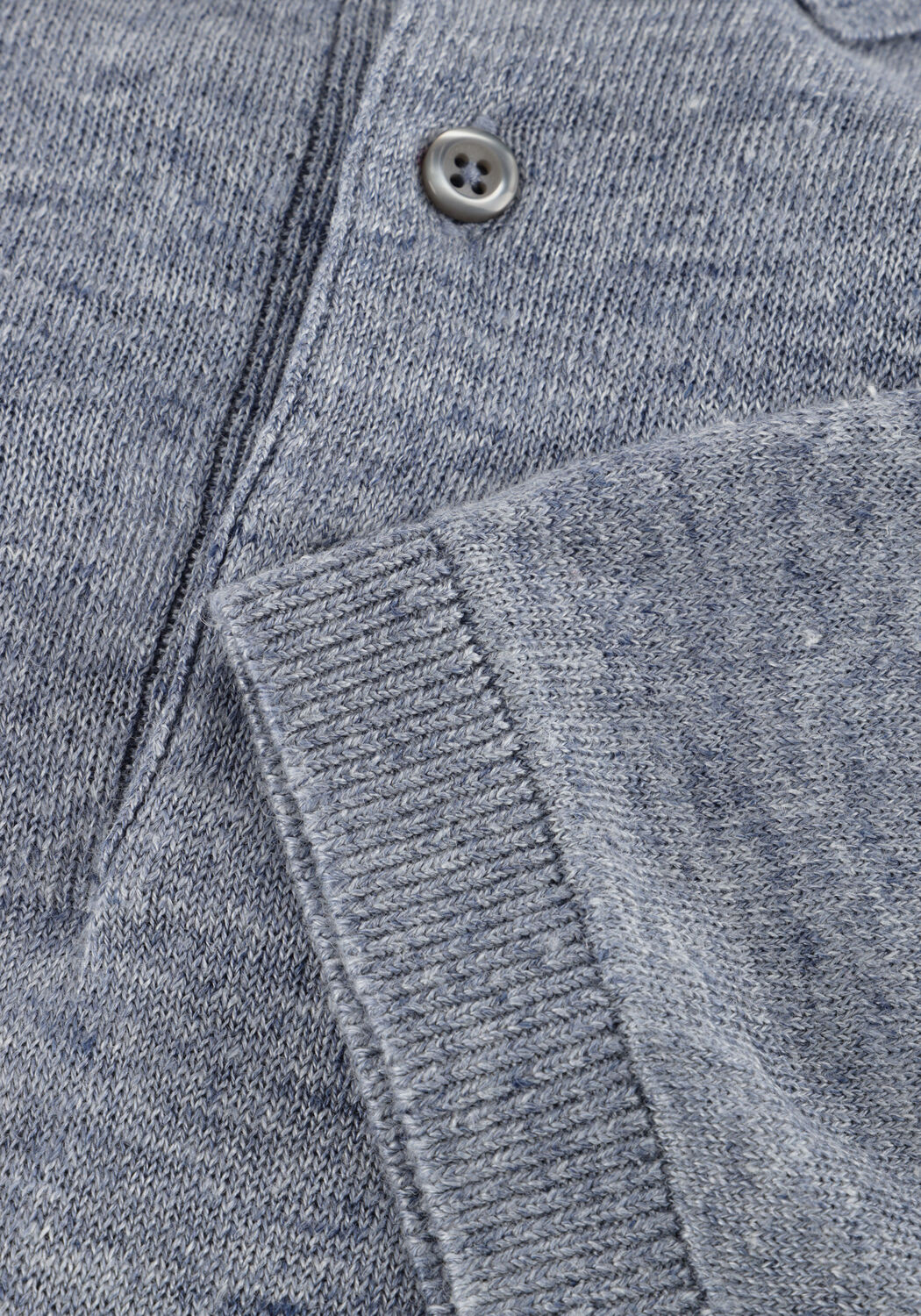 GENTILUOMO Polo POLO 3 BUTTINS Bleu clair - large