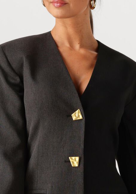 Zwarte REFINED DEPARTMENT Mini jurk STAR - large