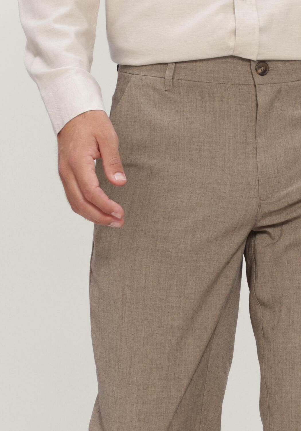 LES DEUX Pantalon COMO REG SUIT PANTS en beige - large