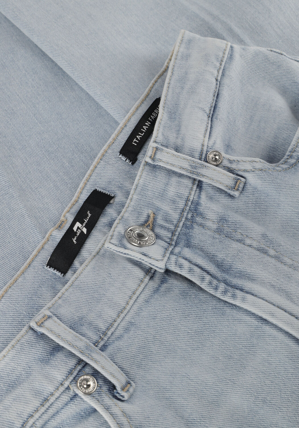 7 FOR ALL MANKIND Bootcut jeans MODERN DOJO TAILORLESS MELODY WITH RAW CUT Bleu clair - large