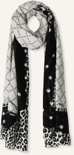 Zwarte LIU JO Sjaal ECS STOLA PEARLS ANIMAL Zwarte LIU JO Sjaal ECS STOLA PEARLS ANIMAL - large
