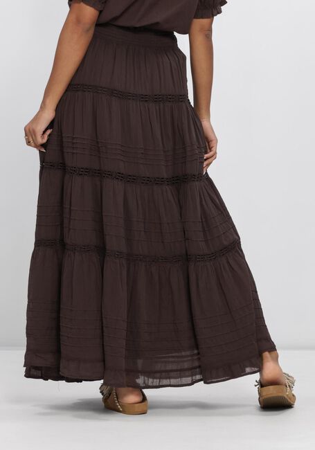 NEO NOIR Jupe midi FELICIA S VOILE SKIRT en marron - large