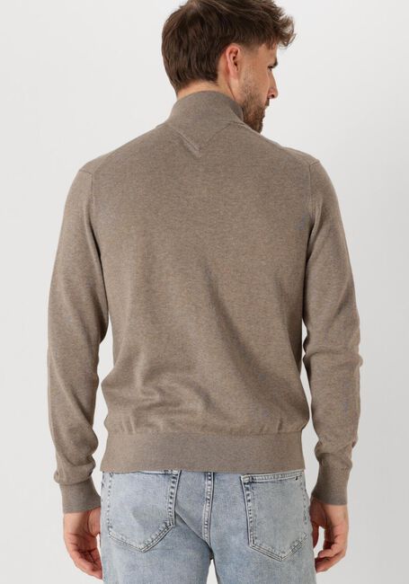 Groene TOMMY HILFIGER Trui PIMA ORG CTN CASHMERE ZIP MOCK - large