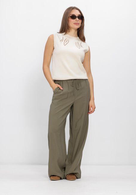 Olijf Y.A.S. Broeken/jumpsuits YASNARA HW PANT S. - large