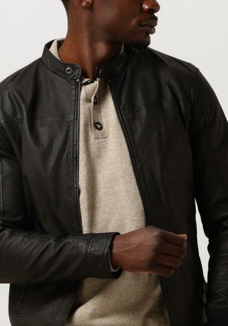 GOOSECRAFT Veste en cuir GC GALLERY062 en noir - large