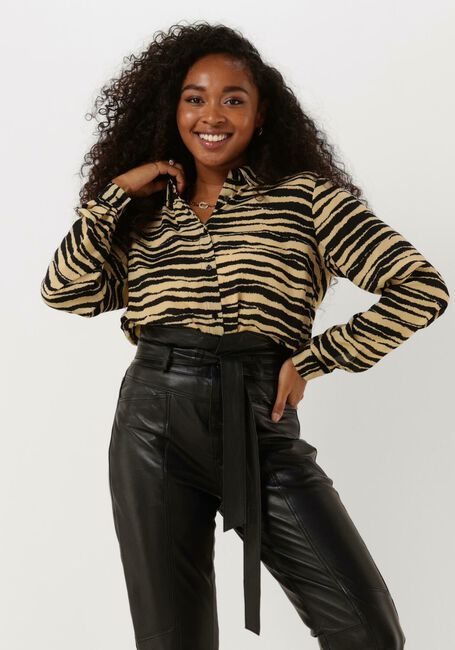 Beige MODSTRÖM  BECKY PRINT SHIRT - large