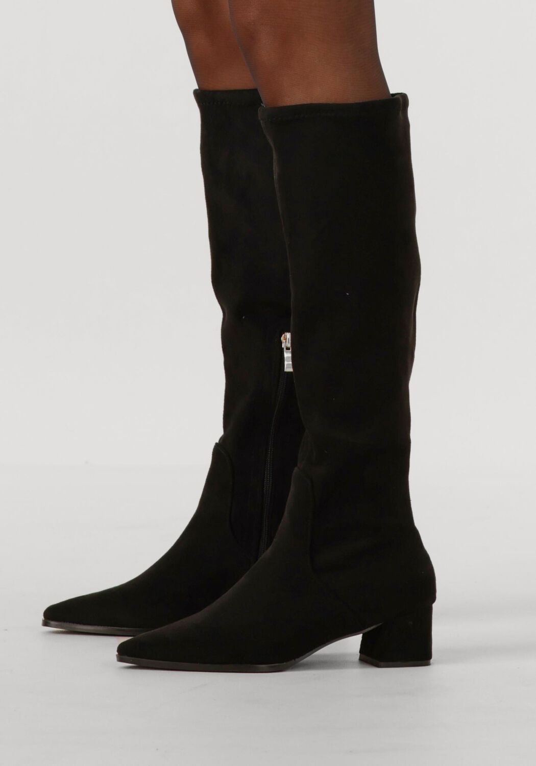 MARLOU Bottes hautes 0690-2 en noir - large