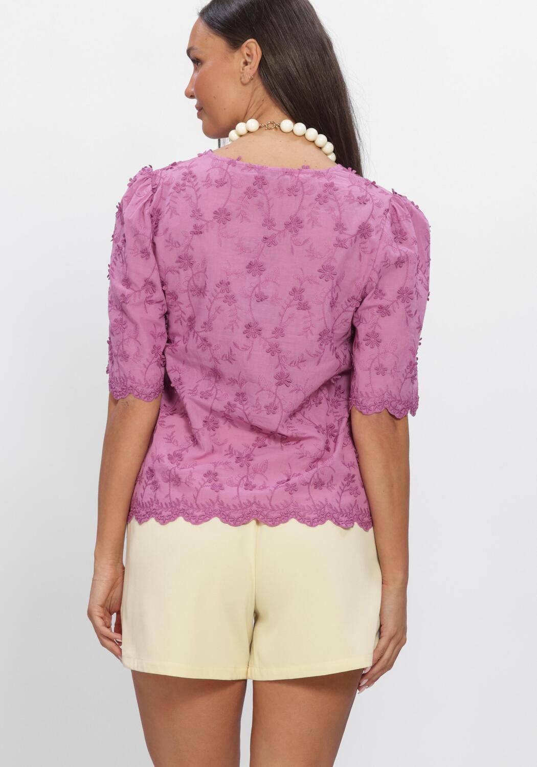 YDENCE TOP FLORENCE Hauts & T-shirts en rose - large
