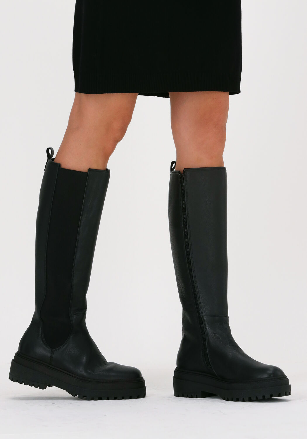 RED-RAG Bottes hautes 71204 en noir - large