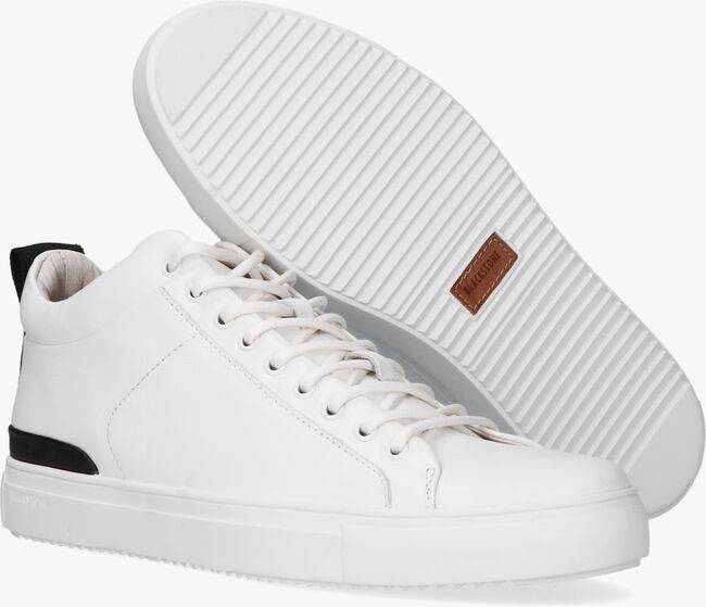 Witte BLACKSTONE Hoge sneaker RM14 - large