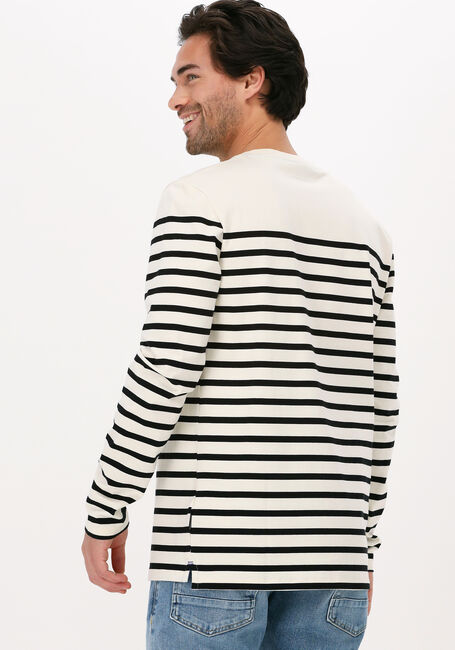 Gebroken wit SCOTCH & SODA T-shirt STRIPED LONG-SLEEVED T-SHIRT W - large