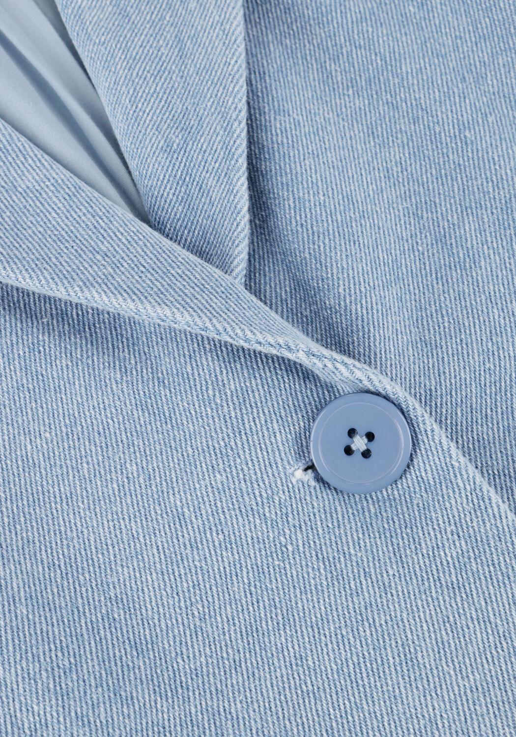 Lichtblauwe EST'SEVEN Gilet ALEXANDER BLAZER - large