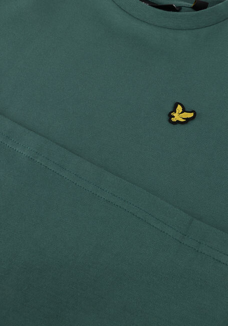 Donkergroene LYLE & SCOTT T-shirt PLAIN T-SHIRT - large
