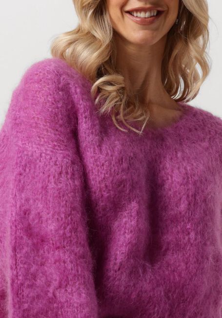 AMERICAN DREAMS Pull MILANA LS MOHAIR KNIT en violet - large