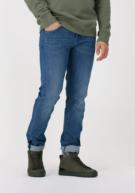 Blauwe VANGUARD Slim fit jeans V850 RIDER MID BLUE USEDD - large