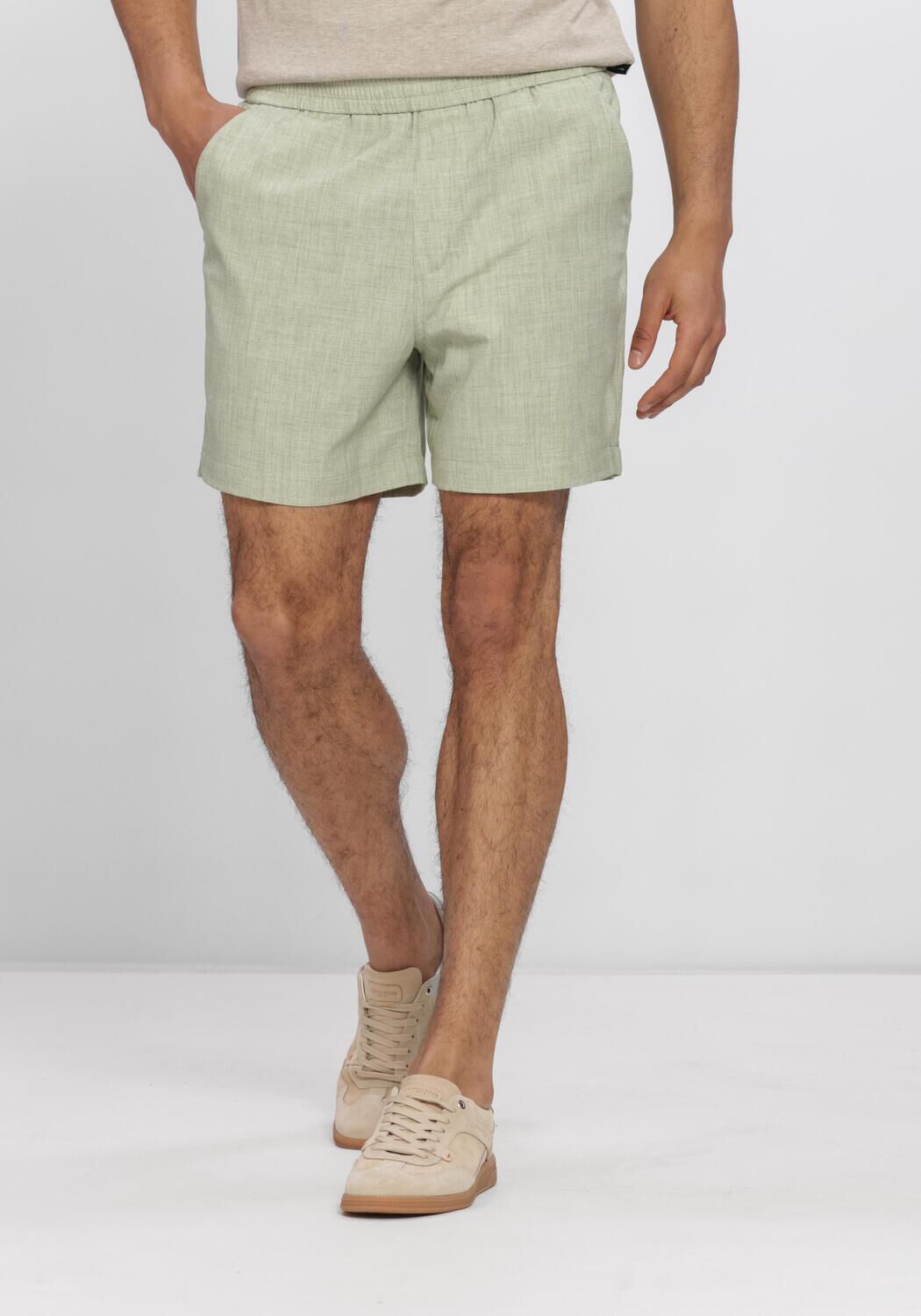 Groene PLAIN Korte broek TURIPL SHORTS - large