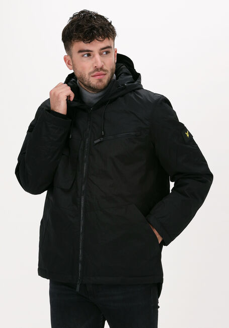LYLE & SCOTT Veste matelassé WADDED DUAL POCKET JACKET WITH en noir - large