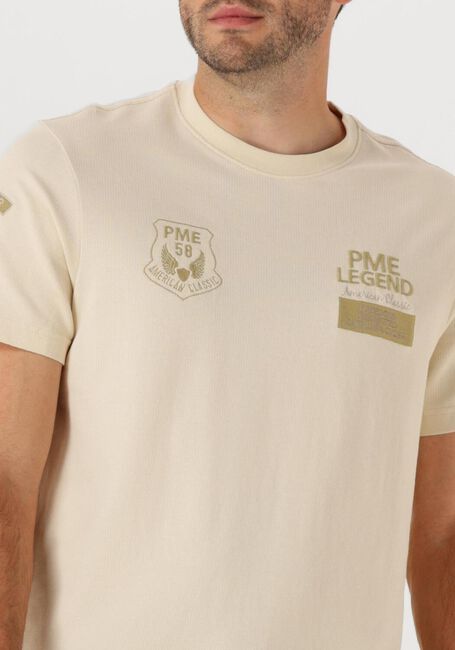 PME LEGEND T-shirt FLAT WAFFEL JERSEY en beige - large