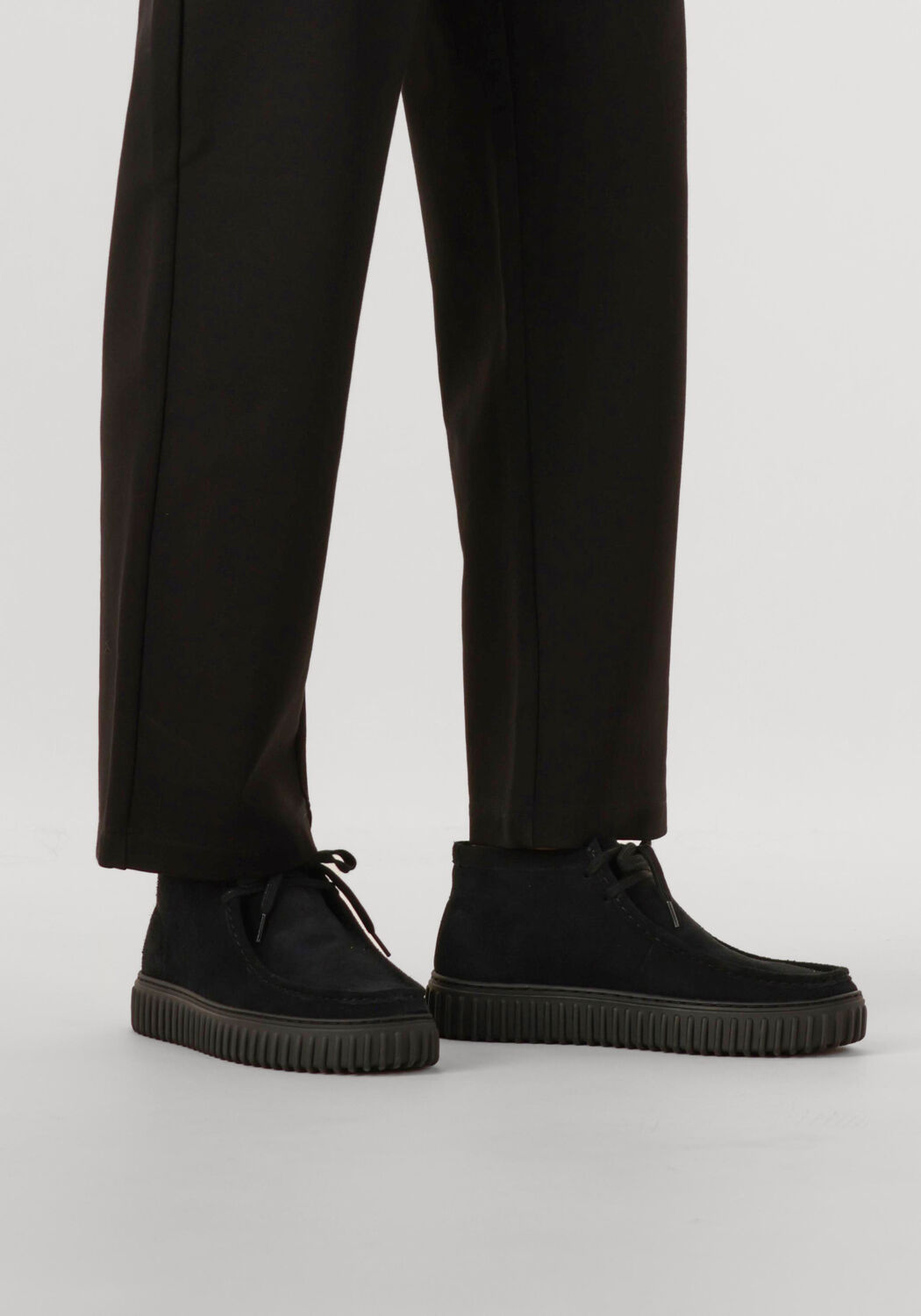 Zwarte CLARKS ORIGINALS Veterschoenen TORHILL HI HEREN - large