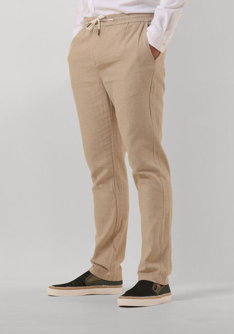 SCOTCH & SODA  WARREN - STRAIGHT FIT TWILL JOGGER en beige - large