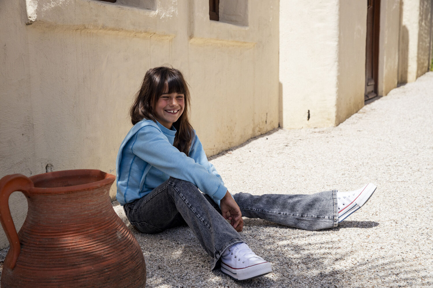 Grijze AMMEHOELA Flared jeans AM.LIVDNM - large