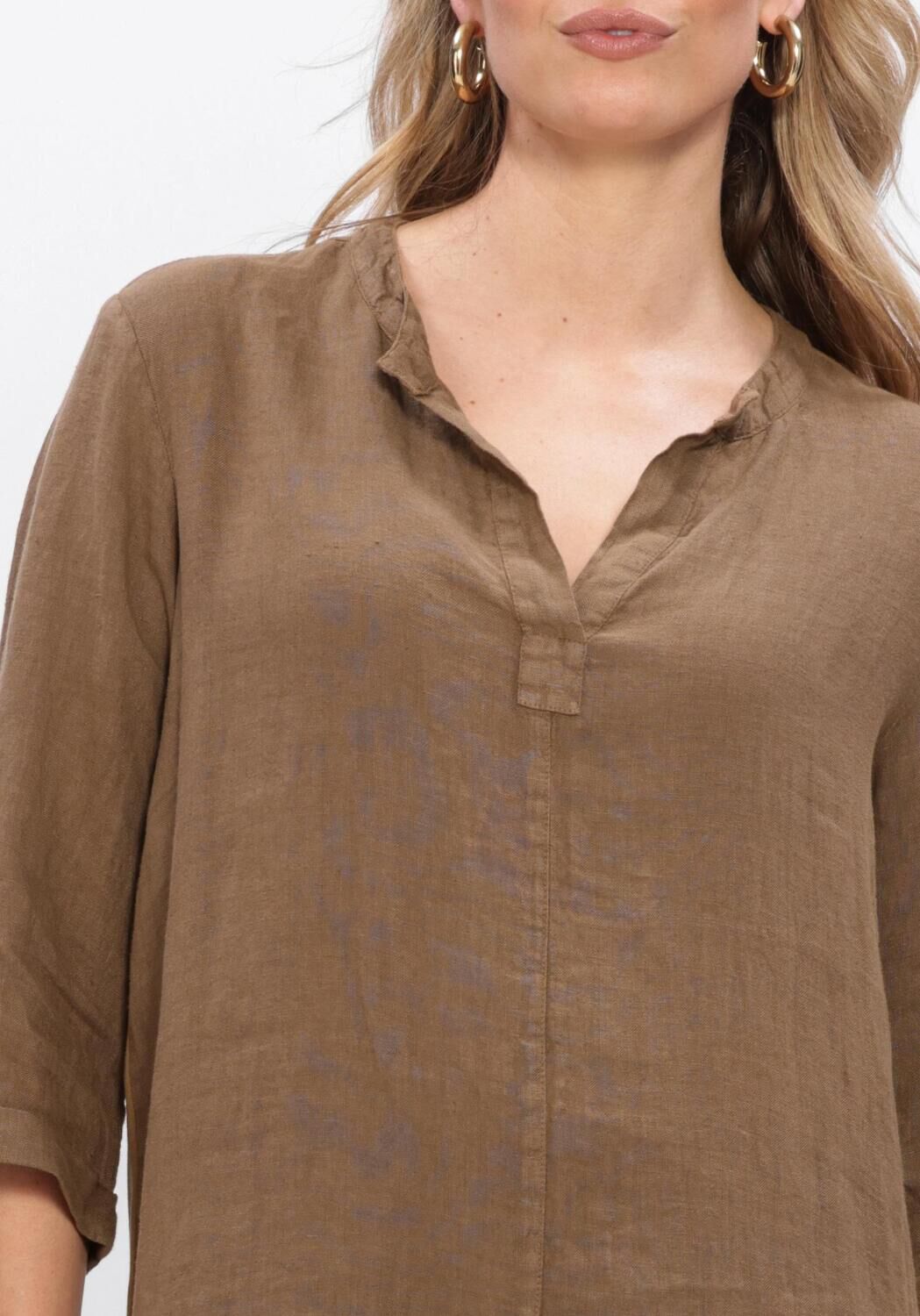 Taupe NUKUS Mini jurk KATE DRESS MIX - large