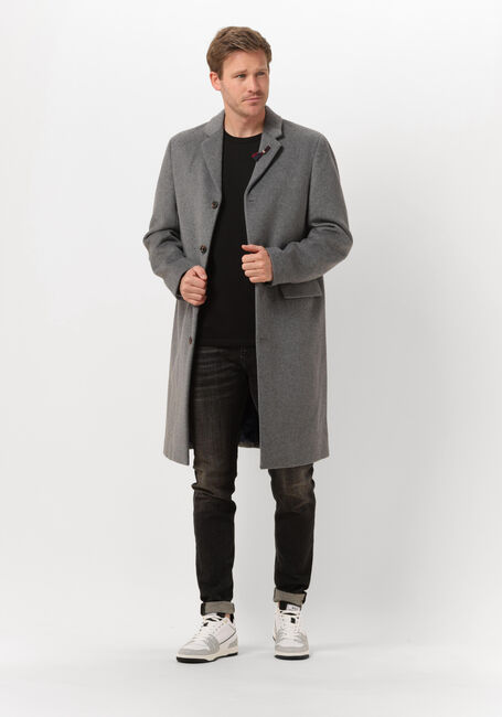 SCOTCH & SODA Manteau CLASSIC WOOL-BLEND OVERCOAT en gris - large
